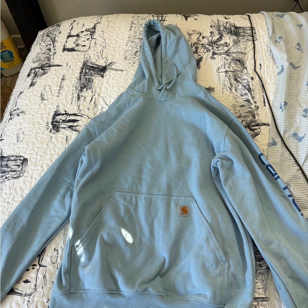 Carhartt Men’s Light Blue Pullover Hoodie